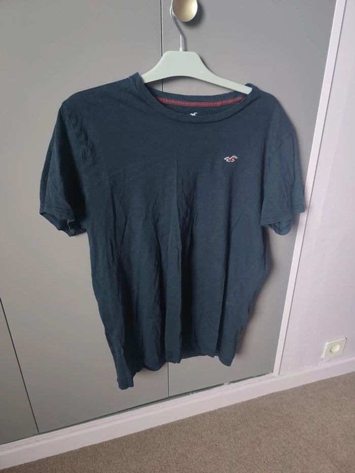 Hollister L Tshirt bleu marine