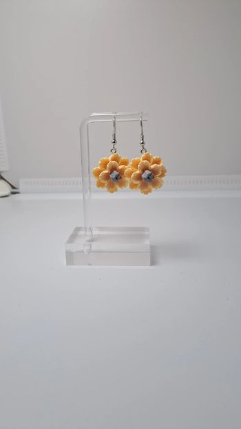 🦚Boucles d'oreilles fleurs