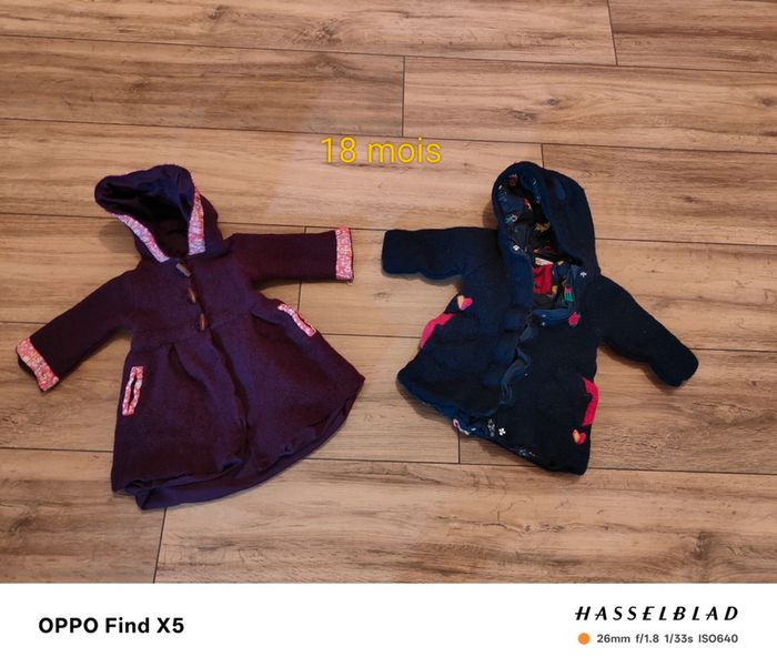 Lot de 2 manteaux