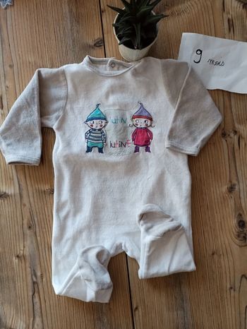 Pyjama 1 pièce mixte 9 mois