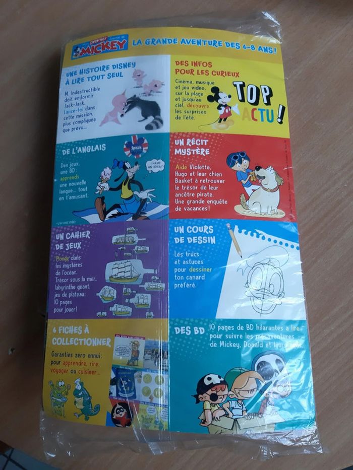 Mon 1er journal de Mickey + pistolet à eau - photo numéro 2