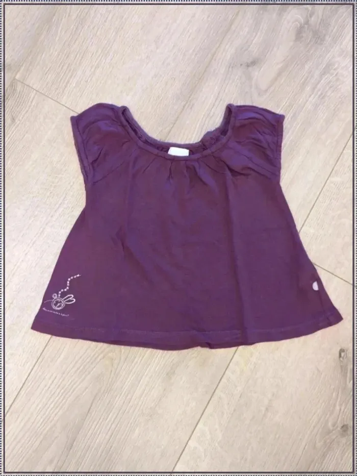 T shirt manches courtes 12 mois