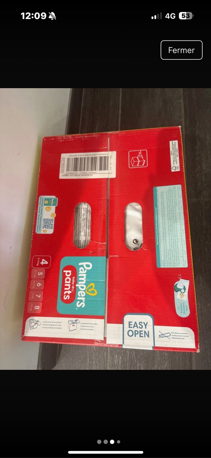 Pampers plants taille 4 - photo numéro 3