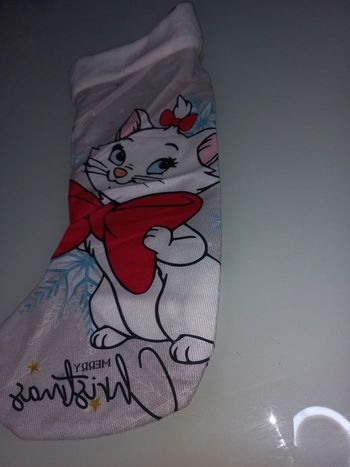 Chaussette Marie de Noël  dans les aristochats disney
