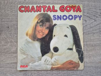 Disque vinyle 45 tours Chantal Goya Snoopy vintage