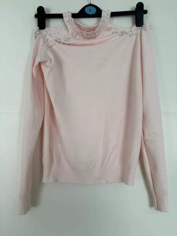 Blouse épaules dénouées S/M - photo numéro 4