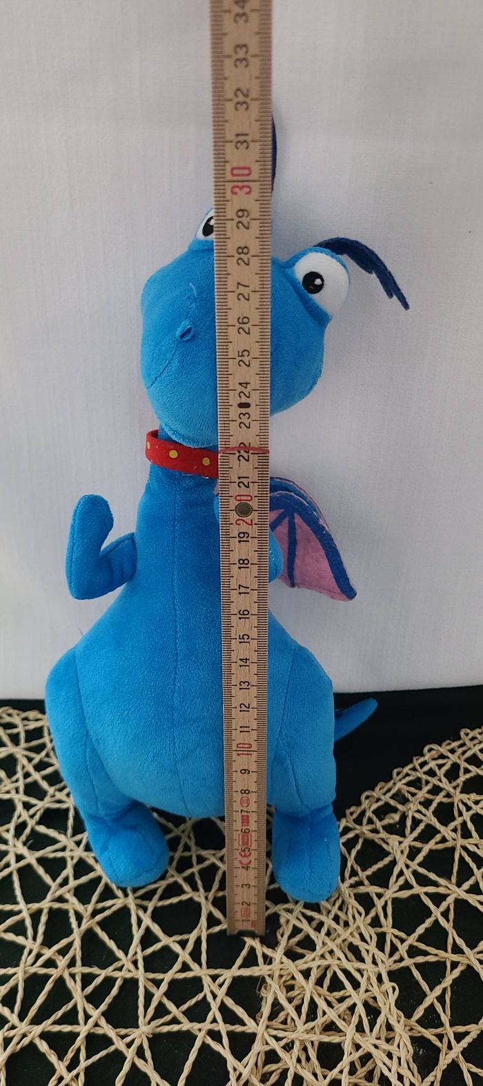 Toufy Toufy NICOTOY Disney Docteur le dragon bleu en peluche - photo numéro 2