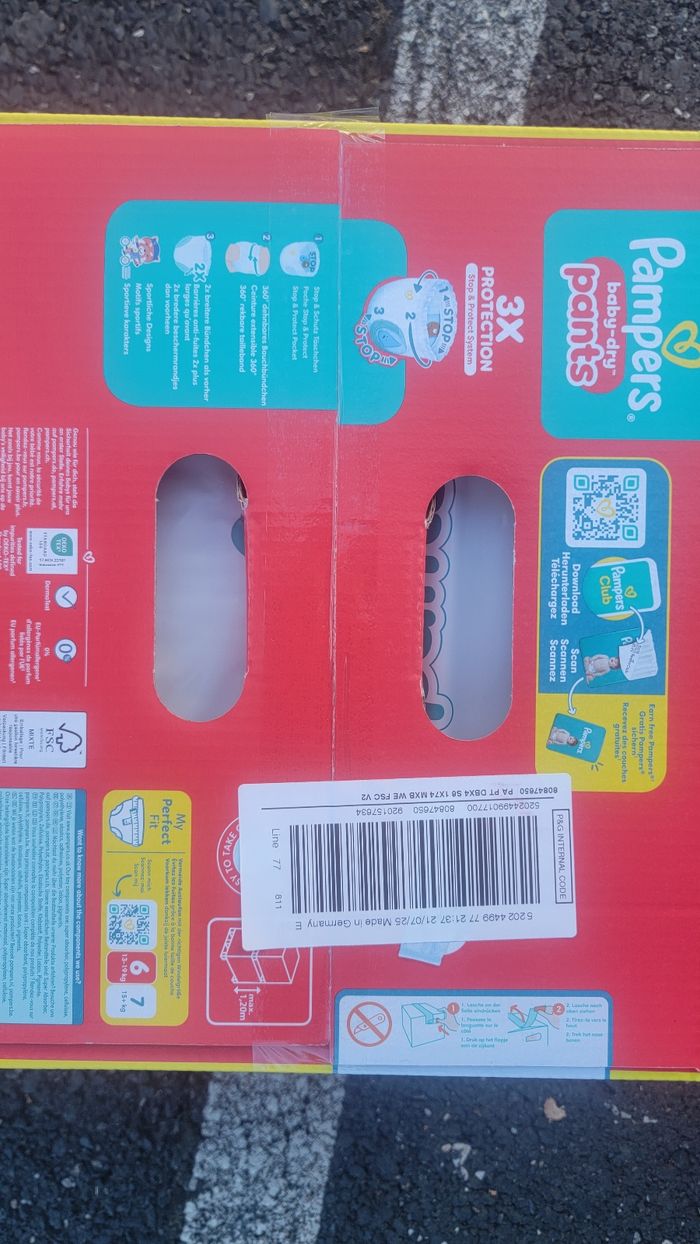 Maxi economy pack pampers taille 6 - photo numéro 2