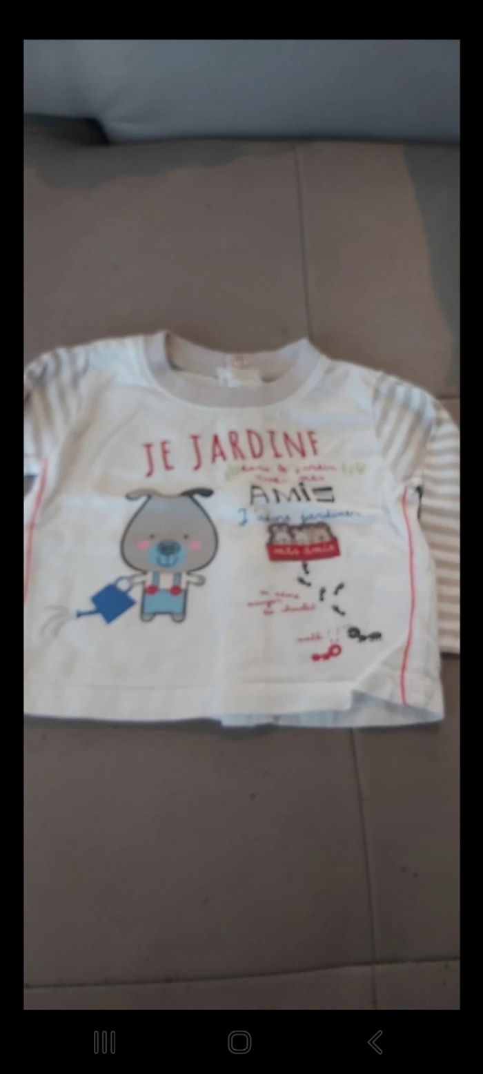 Tshirt tissaia 3 mois - photo numéro 2