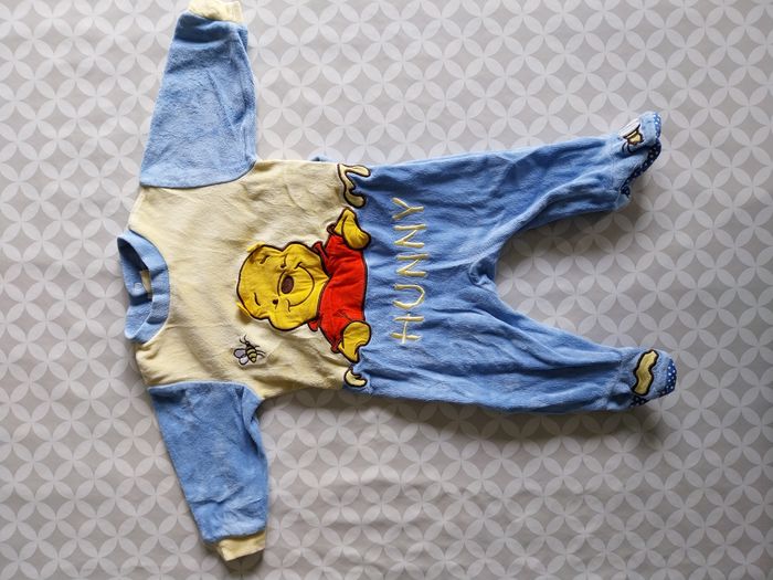 Pyjama Winnie l'Ourson Disneyland Resort Paris - 6 mois - Velours bleu & jaune