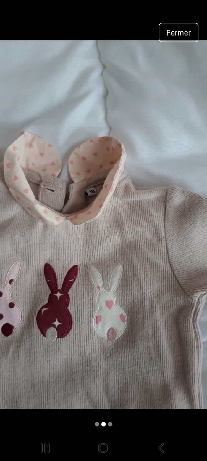 Pull bébé fille 3 mois - photo numéro 2