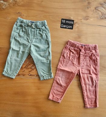 Lot de pantalons bébé garçon 