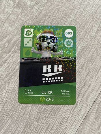 Carte Amiibo Animal Crossing DJ Kéké 003