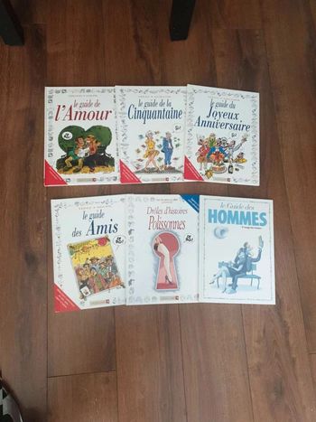 Lot  6 bande  dessinée  Le guide