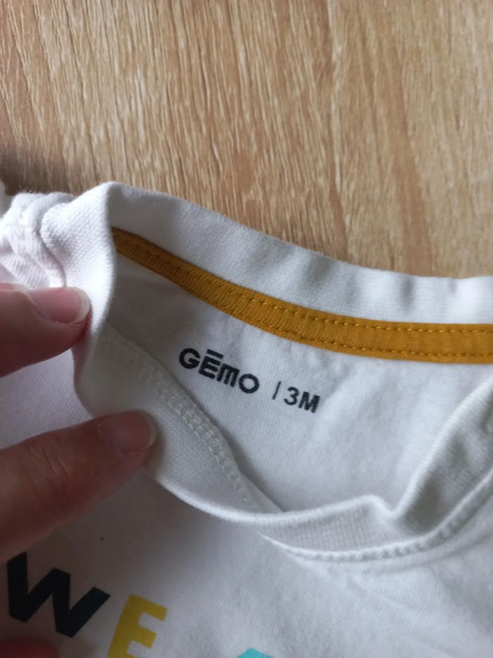 t-shirt manches courtes 3 mois - photo numéro 6