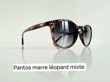 Lunette de soleil mixte marron écaille verres dégradés UV protection catégorie 3