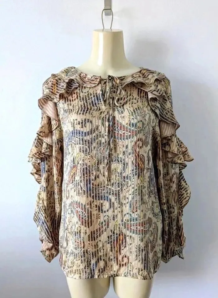 Blouse à volants - Maje - taille 1 (36)