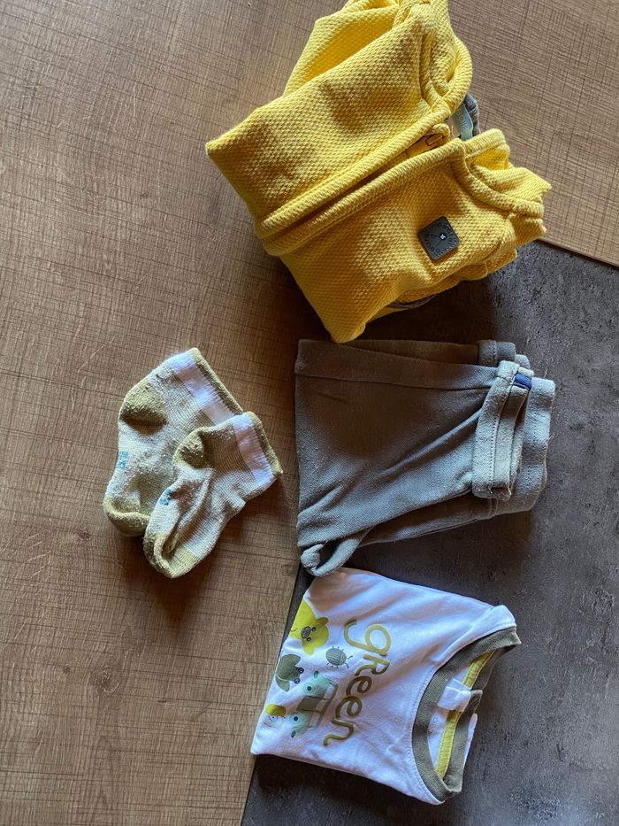 Ensemble 3 pièces Obaibi 6 mois - photo numéro 4