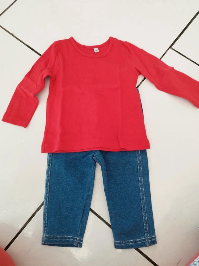 Ensemble jean et son tee-shirt