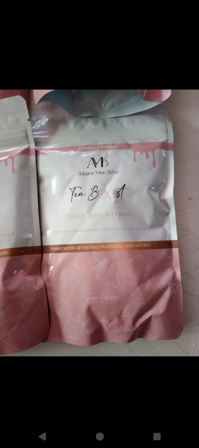 Tisane d'allaitement fraise crème 100gr - photo numéro 2