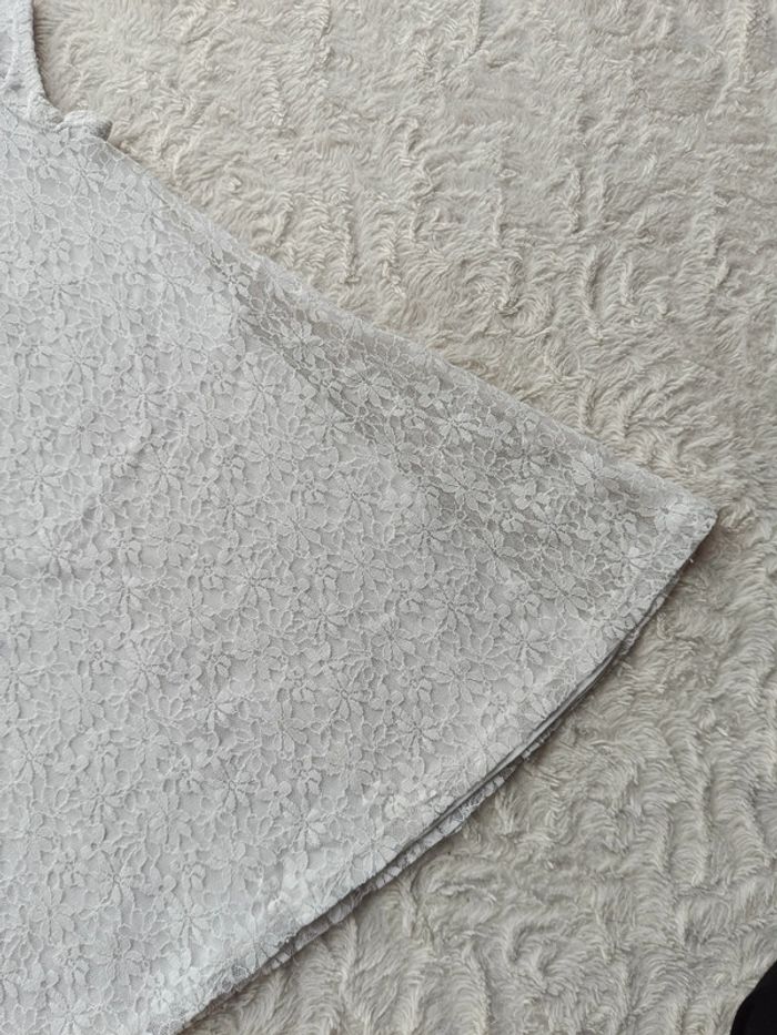 Robe de fête anniversaire mariage Noël baptême Fille 5 ans broderie fleurs In Extenso - photo numéro 5