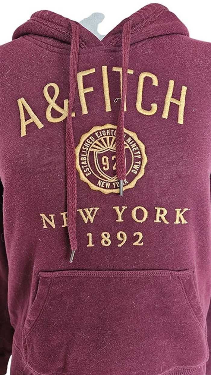 Sweat & sweat à capuche Abercrombie & Fitch – XS – Bordeaux – État : Excellent - photo numéro 2
