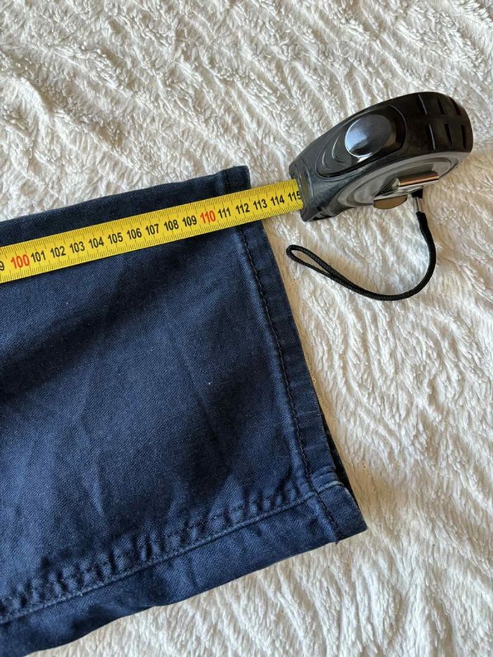 Jean Levi’s homme 541 Athletic taper regular straight droit W39 L34 48/50 XL/2XL enduit bleu marine - photo numéro 19