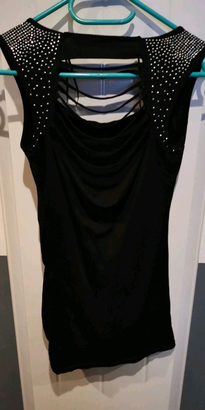 Tunique debardeur strass - photo numéro 2