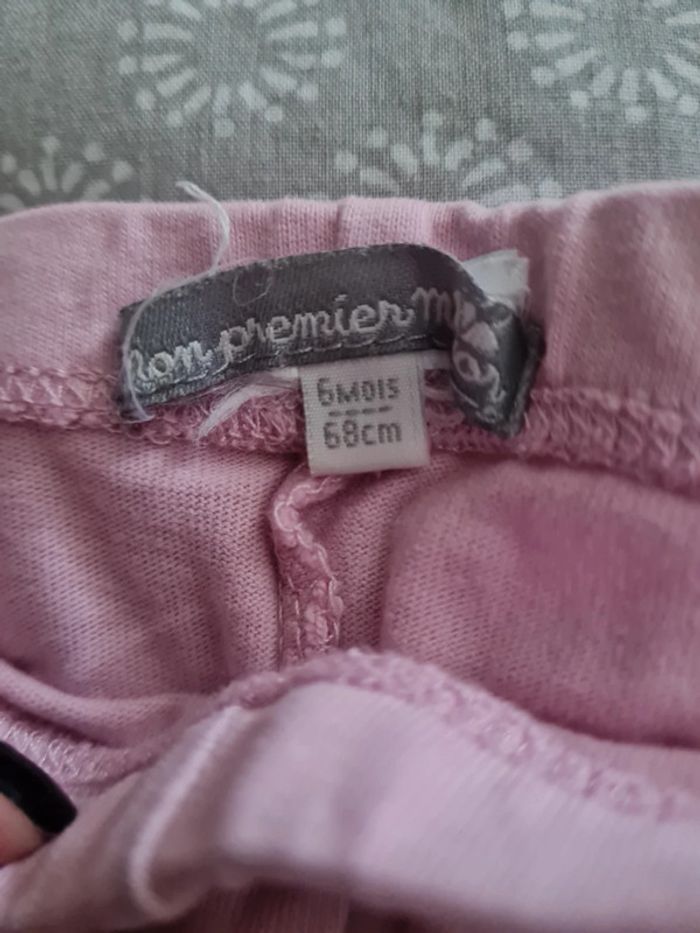 Legging rose 6 mois mon premier major - photo numéro 3