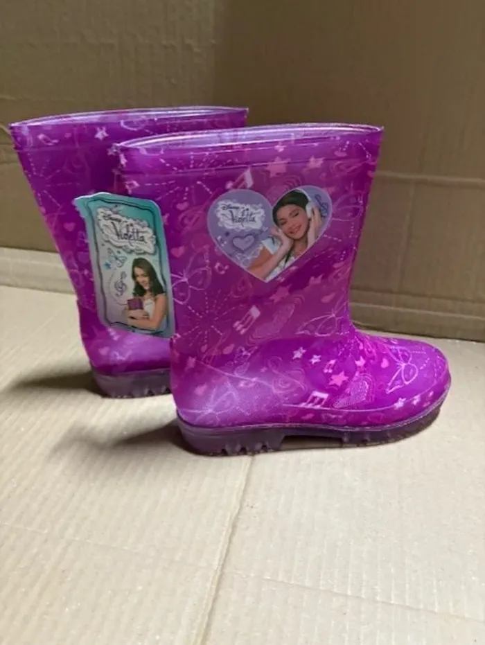 bottes de pluie enfant disney violetta taille 32 - photo numéro 2