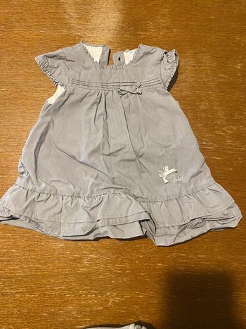 Robe sans manche grise