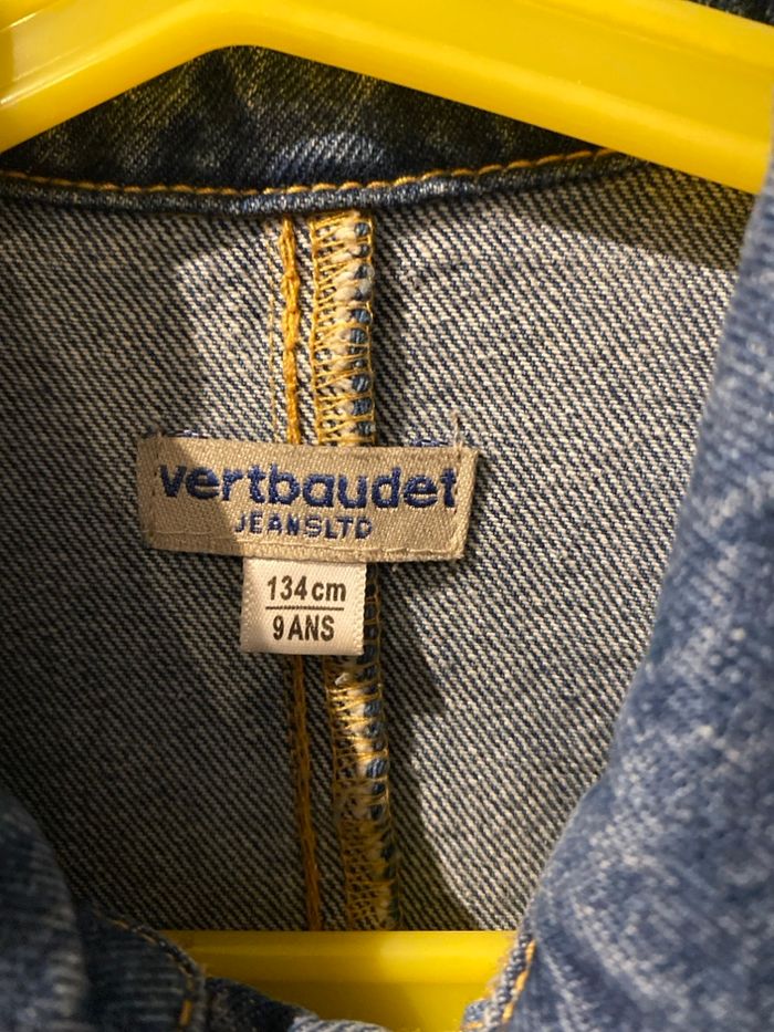 Salopette en jean vert baudet 9 ans - photo numéro 3