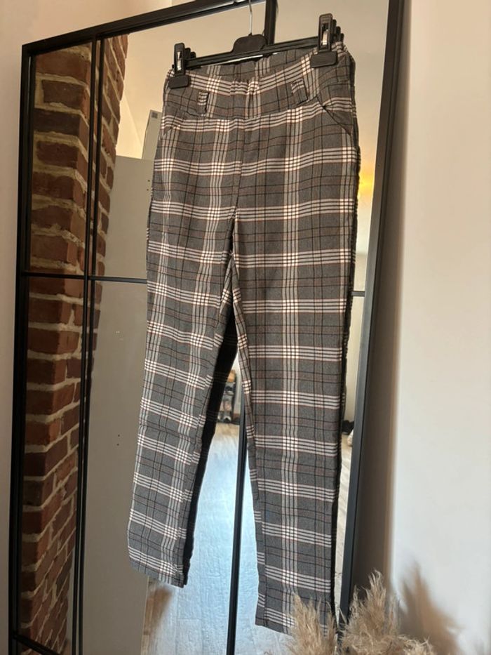Pantalon à carreaux