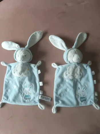 Lot doudou lapin ours