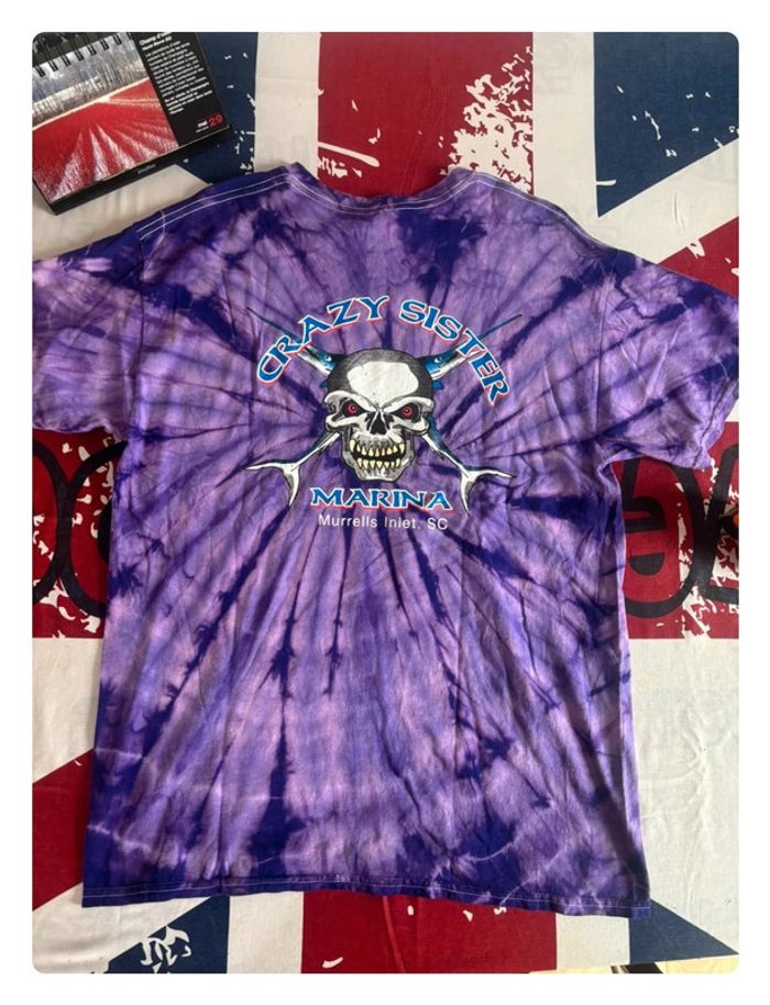 T-shirt Gildan taille S violet Tye&Die - photo numéro 10