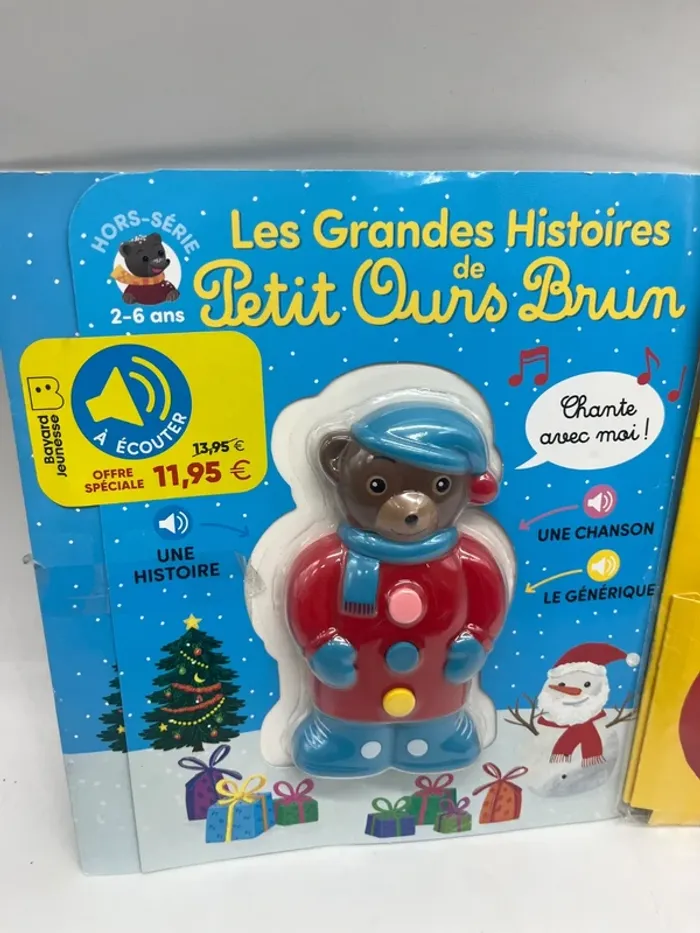 Lot de 2 coffrets les grandes histoires de Petit Ours brun sonore et sa peluche Neuf - photo numéro 2