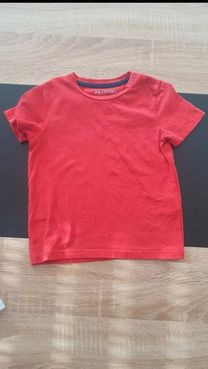Lot de 2 tee-shirts manches courtes 2 ans - 92 cm - photo numéro 3