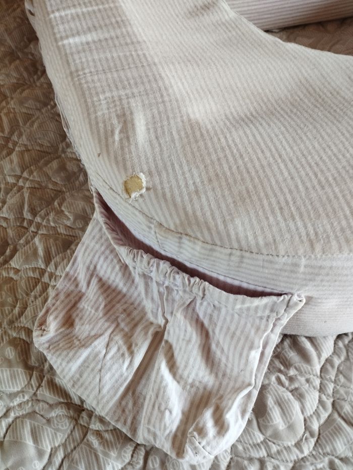 Coussin d'allaitement rose - photo numéro 2