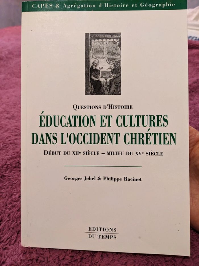 Éducation et culture de l'Occident chrétien début du 12e siècle milieu du 15e siècle