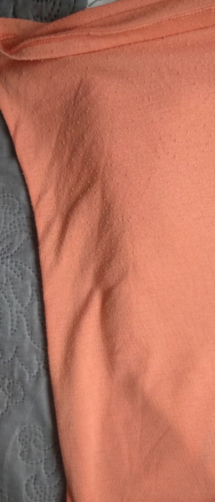 Tee shirt motif moustache corail femme L mim - photo numéro 11