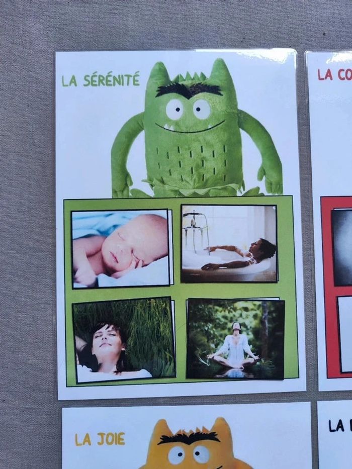 Reconnaître les émotions, la couleur des émotion Montessori - photo numéro 2