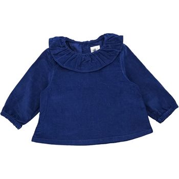 Blouse à manches longues 12 mois en velours Petit Bateau