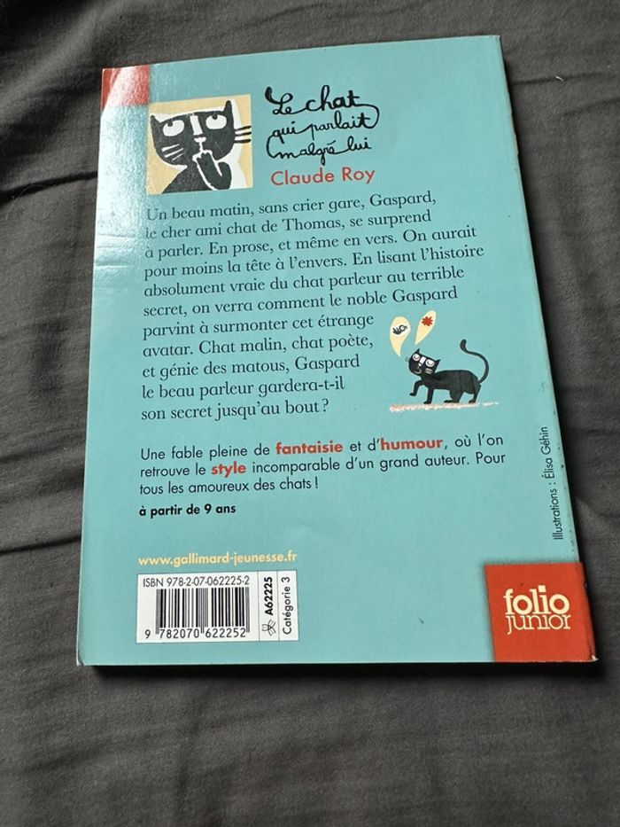 livre : Le chat qui parlait malgré lui - photo numéro 2