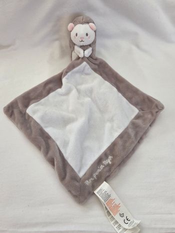 Doudou peluche Hérisson avec mouchoir - Mon premier Major - Sergent Major