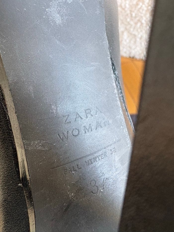 Bottines noires - Taille 37 - Zara - photo numéro 6
