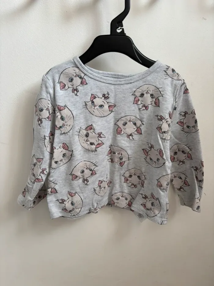 Lot 2 pyjamas Marie Aristochats Disney 18/24 mois - photo numéro 3