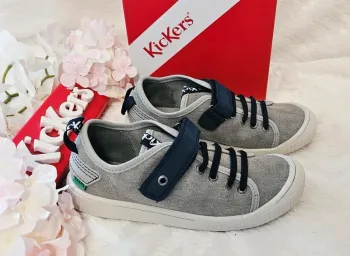 Baskets Sneakers Tennis Scratch Élastique Kickers T33