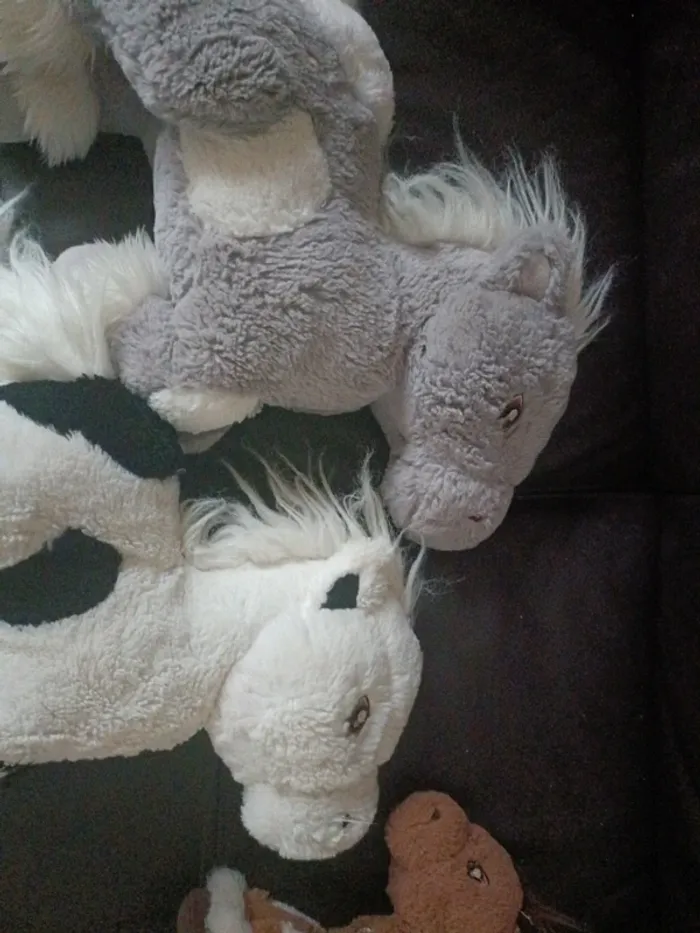 Peluches chevaux poney cobico sandy - photo numéro 2