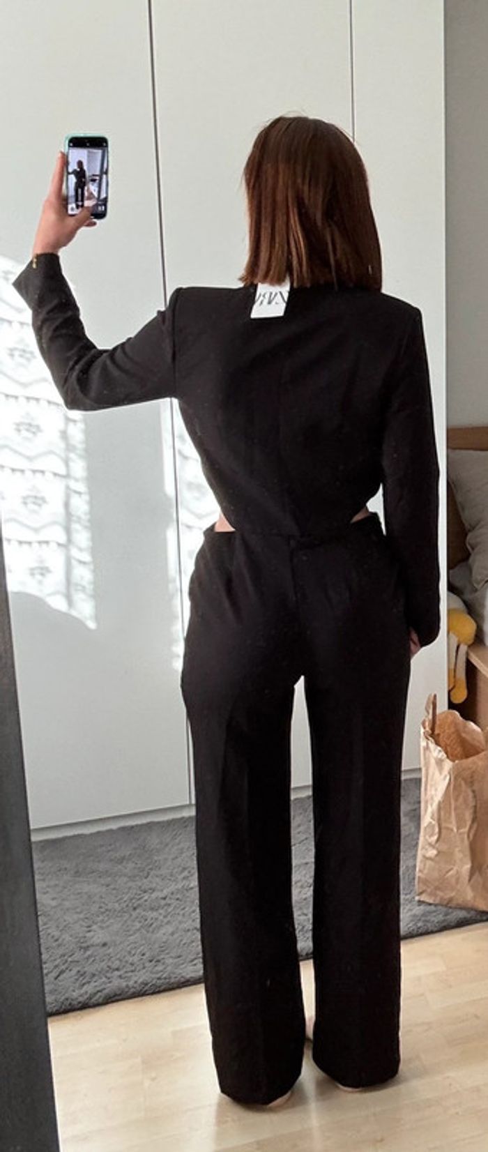 Zara / Combinaison tailleur / Noir / Neuf - photo numéro 2