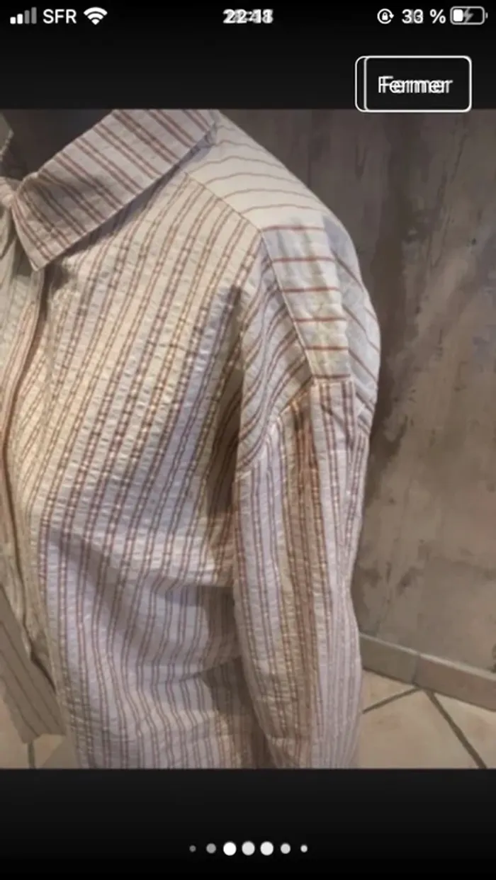 Neuve avec étiquettes Magnifique chemise en 40 de marque Cache cache - photo numéro 2